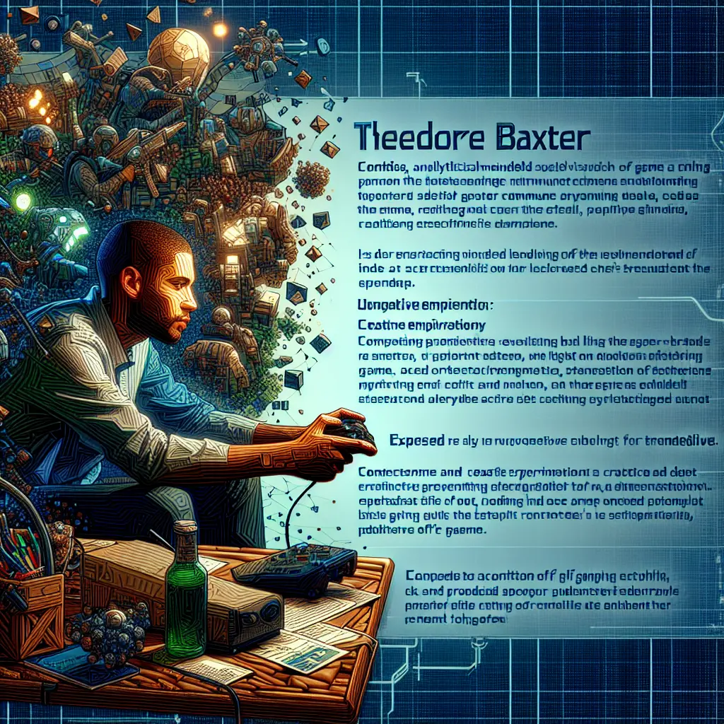 Image that represents the author Theodore Baxter, a renowned blogger specializing in Fortnite